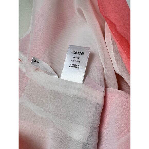 Ann Taylor LOFT Colorblock Racerback Fluid Cami, Multi Colored, Size XS, 48-004 - Picture 12 of 16